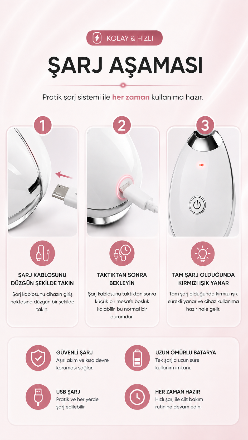 NOVERA™ EMS & LED Yüz ve Boyun Bakım Cihazı – Daha Sıkı ve Canlı Bir Görünüm
